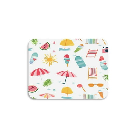 

Dish Drying Mat Diatomite Kitchen Mats Counter Absorbent Dish Pad Drainer Rack Summer Pattern