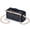 Black, variant on Wason Genuine Leather Adult Toiletry Case Makeup Bag with Belt, Orange