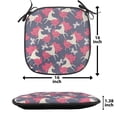 thumbnail image 5 of Unicorn Chair Seating Cushion Set of 6, Fantasy Theme of with Big Mane Tail and Horns, Seat Pads for Office with Anti-slip Backing, 16"x16", Multicolor, by Ambesonne, 5 of 7