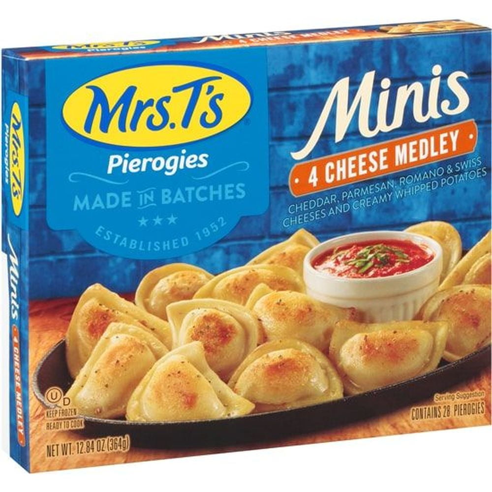 Mrs Ts Four Cheese Medley Mini Pierogies, 12.84 Ounce -- 12 per