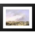 thumbnail image 2 of Ferdinand de Braekeleer 24x18 Black Modern Framed Museum Art Print Titled - The Citadel of Antwerp Shortly After the Siege of 19 November-23 December 1832, and the Surrender of the Dutch Gar, 2 of 5