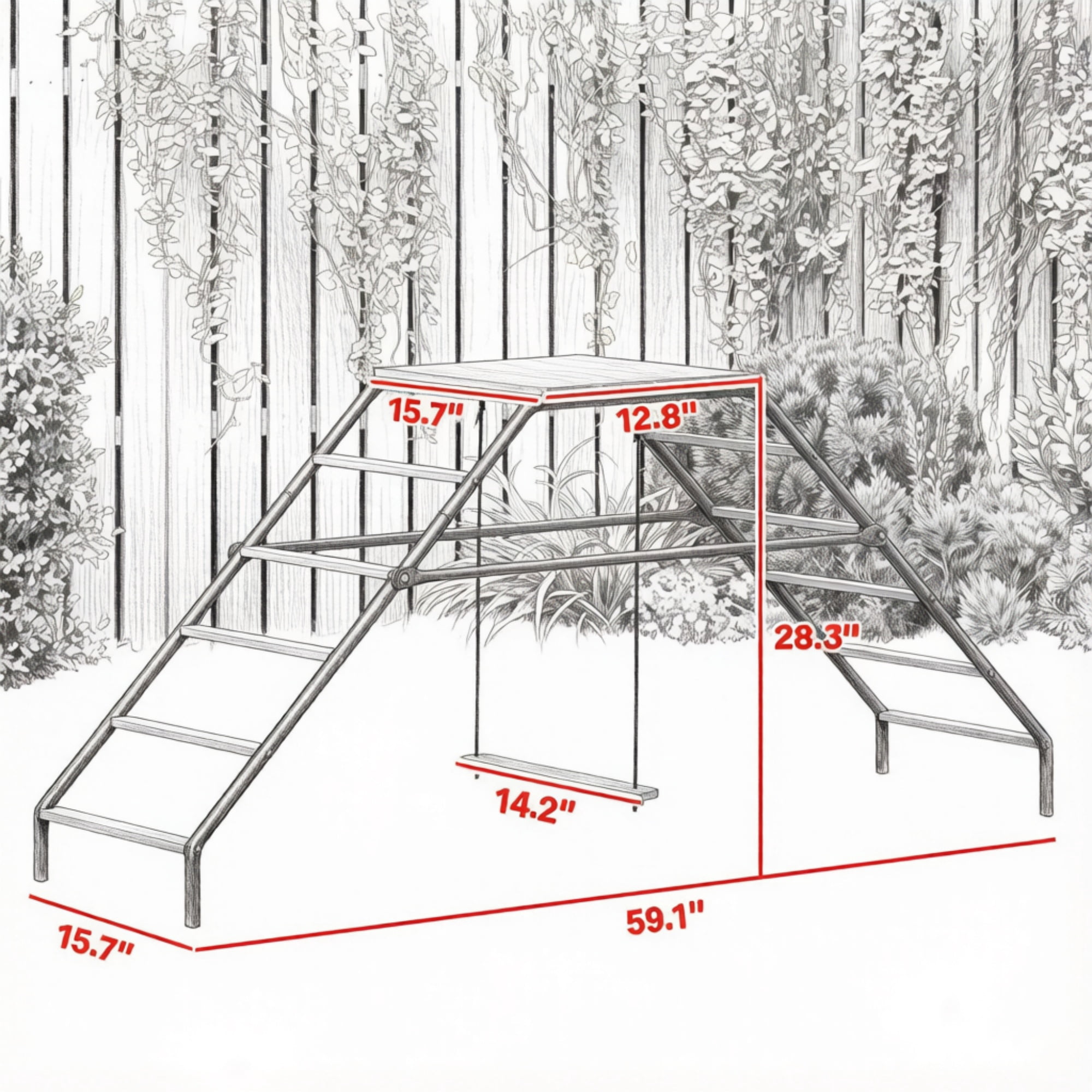 10 Pcs Chicken Coop Perches with Adjustable Swing, Roosting Bars for Backyard Brooder & Farm Coop