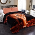 thumbnail image 1 of JML 10 Pounds Heavy Plush Soft Blankets for Winter, Korean Style Mink Velvet Fleece Blanket - 2 Ply A&B Printed Raschel Bed Bl, 1 of 5