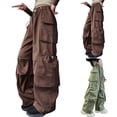 thumbnail image 6 of EnJoCho Girls Cargo Pants Multi Pocket Vintag𝖾 Streetwear Hi𝗉 Ho𝗉 Trousers 𝖬ilitary Utility Y2𝖪 Baggy Fashion 6-14 Years, 6 of 6