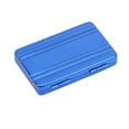 thumbnail image 3 of Aluminum Alloy Business Card Holder Sleek Suitcase Style Name Card Case, Portable Card Bag Organizer for Professional Use, 3 of 4