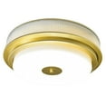 thumbnail image 4 of CWL Lighting Valdivia 5-Light Glass Indoor Flush Mount in Satin Gold, 4 of 6