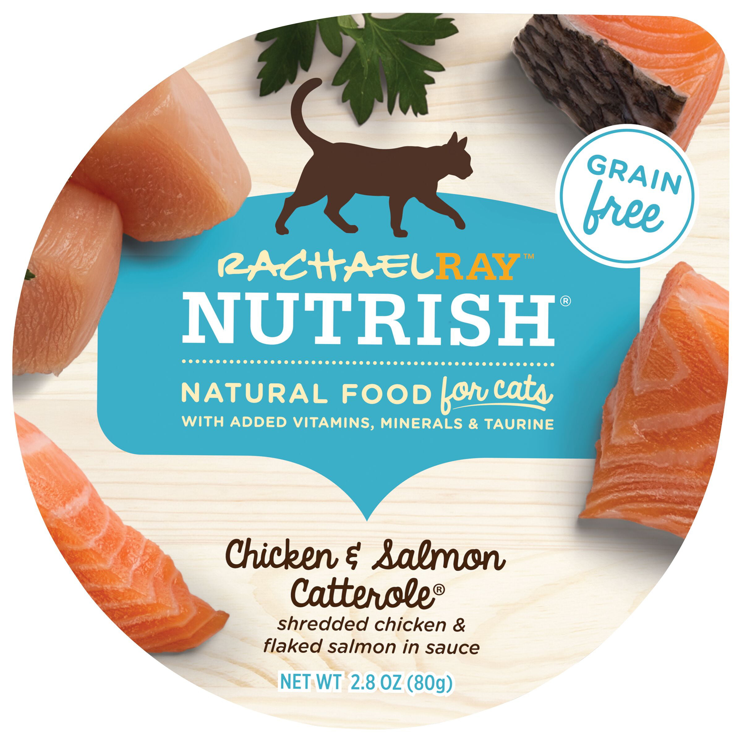 Rachael Ray Nutrish Natural Wet Cat Food, Grain Free, Chicken & Salmon