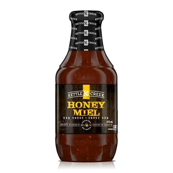 Kettle Creek Honey BBQ Sauce 473ml - Gluten Free, Honey BBQ Sauce perfect for all occasions