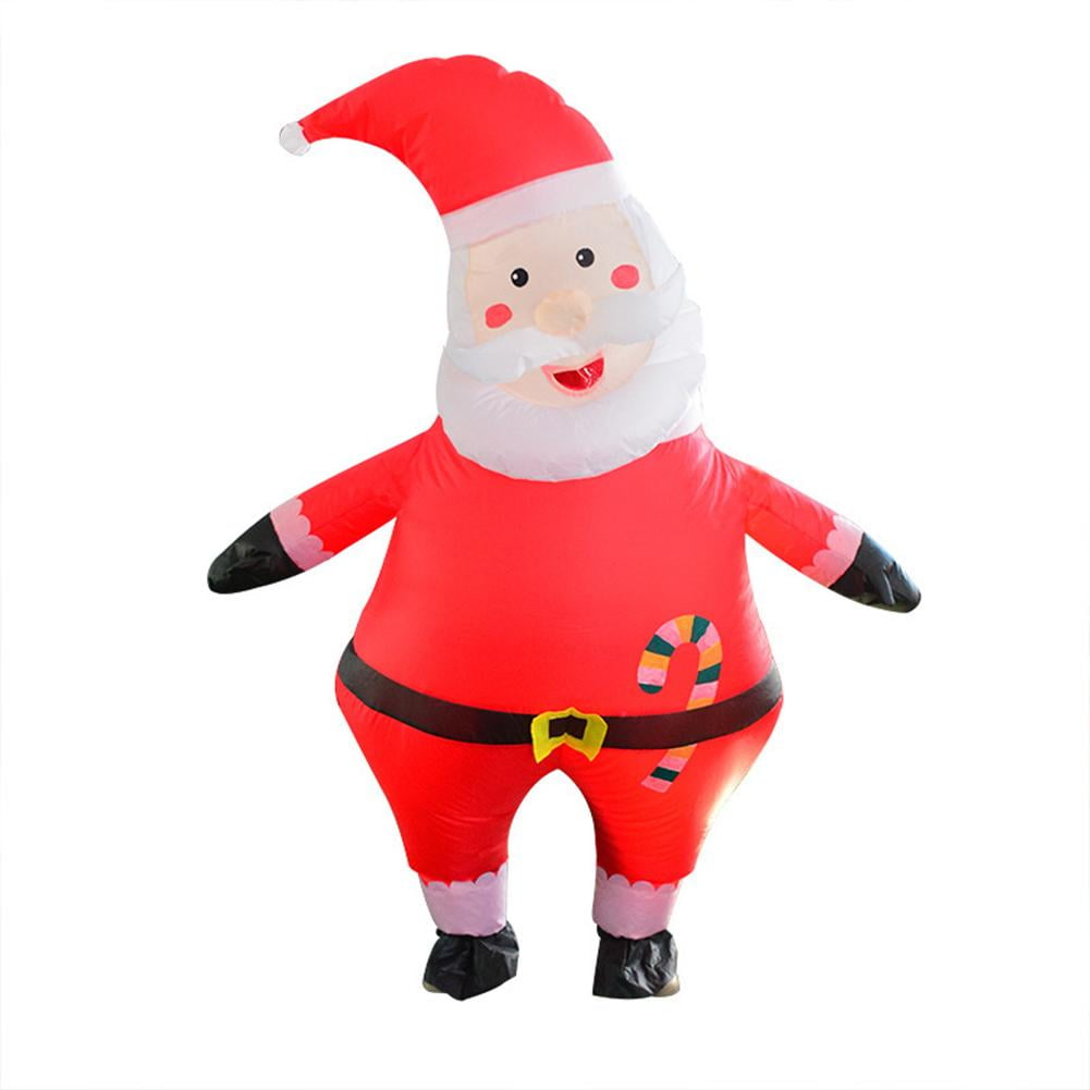Inflatable Christmas Santa Claus Suit Cute Funny Blow Up Costumes