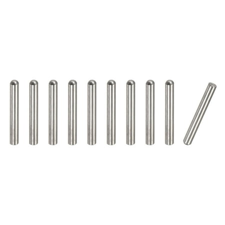 

4x18mm Dowel Pins 10 Pack Round Head Flat Chamfered End Dowel Pin