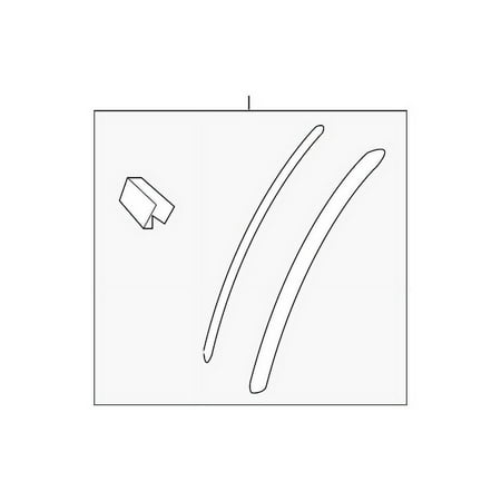 Genuine OE Mitsubishi Wheel Opening Molding - 7407A315 Fits select: 2015-2019 MITSUBISHI OUTLANDER