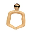 thumbnail image 4 of Marco de fotos inflable con juguete de hombre musculoso, accesorio decorativo, marco de selfie creativo para carnaval, fiesta de graduación, cumpleaño, 4 of 9