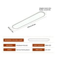 thumbnail image 4 of Garwarn 39.4 Inch Dimmable Metal LED Ceiling Light,Slim, Edge Lit - 48W Full Spectrum Linear Ceiling Lamps,3000-6500K Modern Ultra Thin Low Profile Light Fixture for Kitchen, Home & Office Hallway, 4 of 21