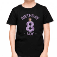 thumbnail image 2 of 8th Birthday Candle 8th Birthday Boy Shirt 8 Year Old Boy 8th Birthday Shirts for Boys Birthday Gift, 2 of 6