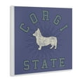 thumbnail image 4 of Stupell Industries Vintage Corgi State Novelty & Humor Painting Unframed Art Print Wall Art, 12 x 12, 4 of 8