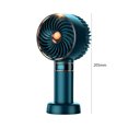 thumbnail image 4 of Ventilador de mano 3000mAh Mini ventilador portátil para acampar Senderismo Pesca (Verde) Hugtrwg Libre de BPA, 4 of 7