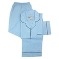 thumbnail image 4 of Ten West Apparel Long Sleeve Long Leg Solid Pajama Set, 4 of 6