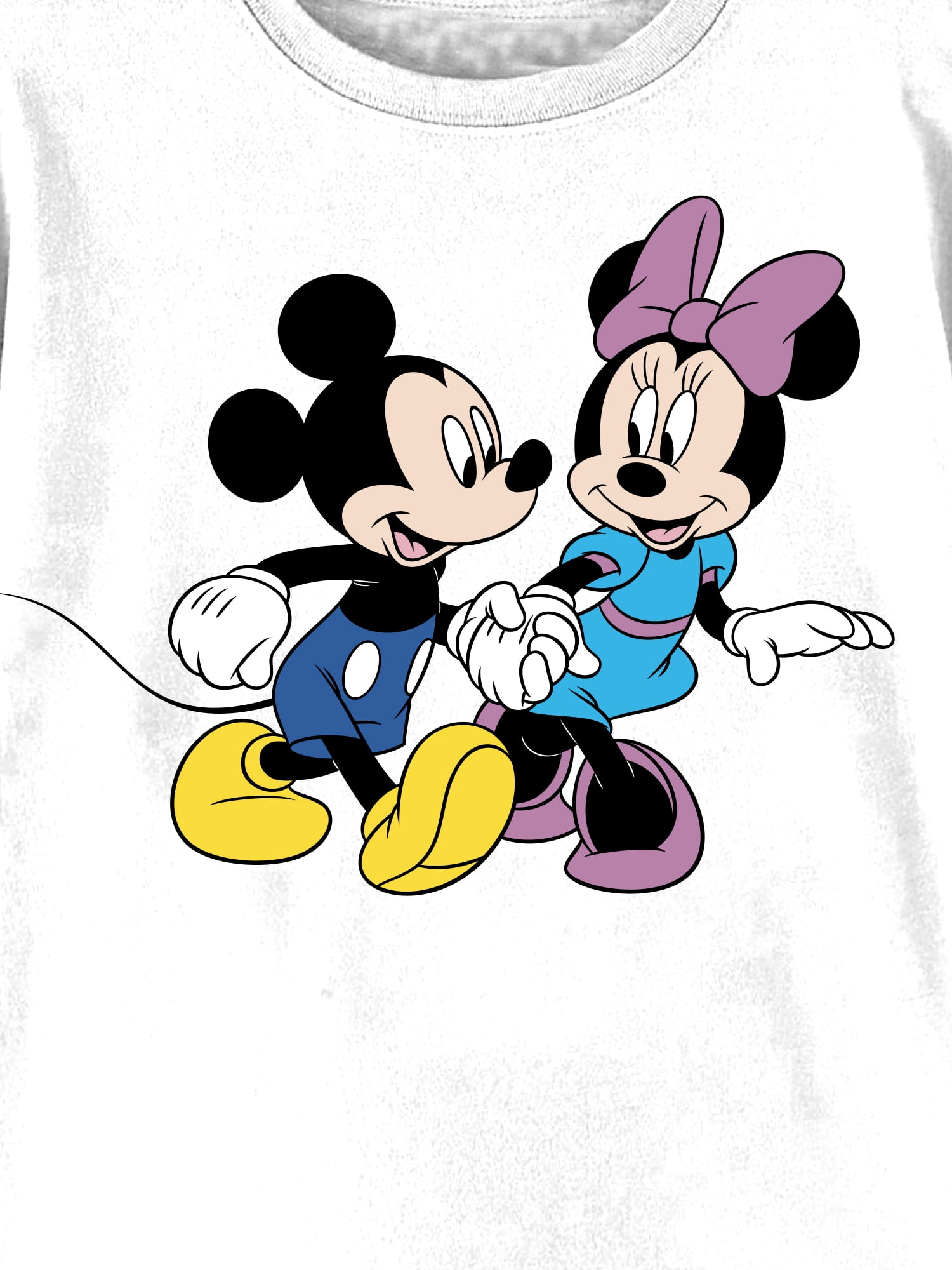 Disney Mickey and Minnie Girls Short Sleeve Graphic T-Shirt, Sizes 4-16