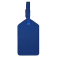 thumbnail image 3 of Cobalt Blue Genuine Top Grain Leather Luggage Tag, 3 of 3