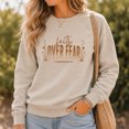 thumbnail image 4 of Jollimate Faith Over Fear Crewneck, Christian Sweatshirt Women, Christian Sweatshirt Gift, 4 of 6