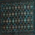 thumbnail image 1 of Ahgly Company Indoor Square Persian Light Blue Traditional Area Rugs, 6' Square, 1 of 4