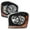 Black Housing Clear Lens, variant on Spec-D Tuning Chrome Headlights Compatible with 2004-2006 Dodge Durango, Left + Right Pair Headlamps Assembly