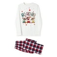 thumbnail image 3 of Family Matching Christmas Pajamas Set Sleepwear Jumpsuit Hoodie with Hood for Family, 3 of 10
