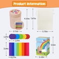 thumbnail image 5 of Montessori Toys for 1 2 3 4 5 6 Year Old Toddlers, Wooden Toddler Educational Toys Color Sorting Preschool Learning Activities, Fine Motor Skills Sensory Toys for 3-5 Girl Boy Birthday Gifts, 5 of 8