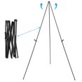 thumbnail image 4 of Unique Bargains 63inch Easel Stand for Painting, Art Easel Stand Large Portable Tripod Aluminum for Signs Poster Display, Black, 4 of 7