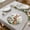 Multicolore 3, variante sur Easter Bunny Print Placemats / Napperons Ronds en Lin avec Bordure en Dentelle pour Déco de Printemps et d'Été / Lavables et Infroissables pour Repas des Fêtes et Fêtes