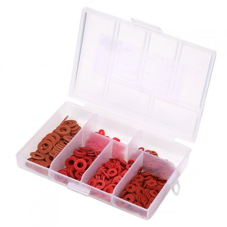 Red Insulation Washer, White Zinc Material Red Insulating Washer Carbon ...