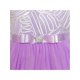 thumbnail image 5 of Vestido de Niña de Flores Morado con Cinturón para Boda Fiesta Dama de Honor 6 Años, 5 of 7