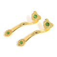 thumbnail image 2 of Chinese Amulet Crafts Golden Auspicious Ruyi gifts Home Furnishing Feng Shui Power Scepter Decoration Ornaments Good Fortune, 2 of 5
