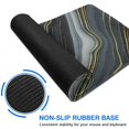 thumbnail image 6 of Black Base with Gold and White Marble LinesLine Theme&nbsp;mousepad Gamingwaterproofno Slip&nbsp;for Office Home Work GamingmousepadsRubber Base Mousepad with Stitched Edges 31.5x11.8inches, 6 of 7
