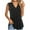 Black, variant on Lenpel Women's Tank Tops Trendy Summer V Neck Sleeveless Pleated Dressy Casual T Shirts Tunic Tee Blouses