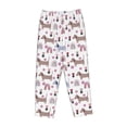 thumbnail image 4 of Balery Cute Dog print Women's Pajama Pants,Ultra Lightweight Pjs,Lounge Pant-Small, 4 of 9