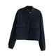 thumbnail image 2 of Chaqueta de Mujer Sunnimix Primavera Casual M Azul Oscuro, 2 of 8
