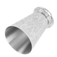 thumbnail image 4 of Drinking Glass, Silver Finish Widely Applicable Cocktail Cup  For Bartender Leaf Pattern Carving,Totem Pattern Carving, 4 of 8