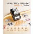 thumbnail image 2 of Rotuladora NIIMBOT B21 Pro 300 DPI HD con 230 etiquetas, 2 of 8