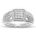 thumbnail image 4 of Vir Jewels 2/5 CTTW Lab Grown Diamond Wedding Bridal Set in Sterling Silver Female Adult, 4 of 10