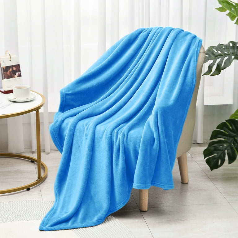 Astarin Throw Blanket King Size Blue Blankets Throws for Couch Beds Fuzzy and Cozy Blanket 90x108 inches