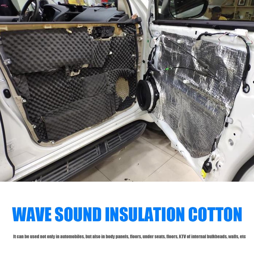 Car Insulation Sound Deadener Heat Noise Sound Proofing Mat 50*80cm 