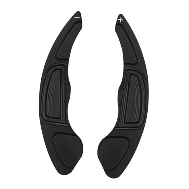 2 extensiones de para volante, para 09-11, piezas, fácil Negro kusrkot Paleta de cambios