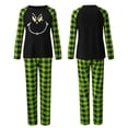 thumbnail image 2 of Conjuntos de pijamas navideños familiares a juego Grinch 2024, pijama de Grinch con parte superior y pantalones de pijama a cuadros, pijama de Grinch para niños y adultos para la familia, Mujer XXL, 2 of 5