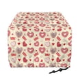 thumbnail image 2 of Xoenoiee Heart Donut Print 2 Slice Toaster Covers Dust Protection Bread Maker Covers Washable Toaster Oven Cloth Cover Small Appliance Cover Kitchen Accessories with Drawstring Closure, S, 2 of 7