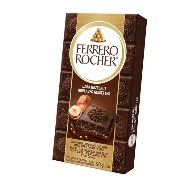 Glaces bâtonnets noisettes enrobées chocolat noir FERRERO ROCHER
