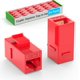 thumbnail image 1 of Acoplador Keystone Sokqovt CAT6 RJ45 hembra a hembra (paquete de 24), 1 of 7