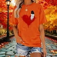 thumbnail image 1 of Ounisa Baseball Shirts Women Baseball Mom Tshirt Baseball Heart Graphic Tee Game Day Gifts Funny Short Sleeve Tops, 1 of 7