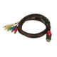 thumbnail image 3 of A 5 RCA RGB Audio Video Esté Parte AV Adaptador De Tarjeta Longitud De Línea 1.5 M rojo Soledad HDMI al cable RCA, 3 of 7