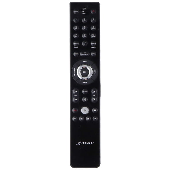 Pre-Owned Telus (LR03) Remote Control for Optik TV and Set-Top Boxes - Black/Silver